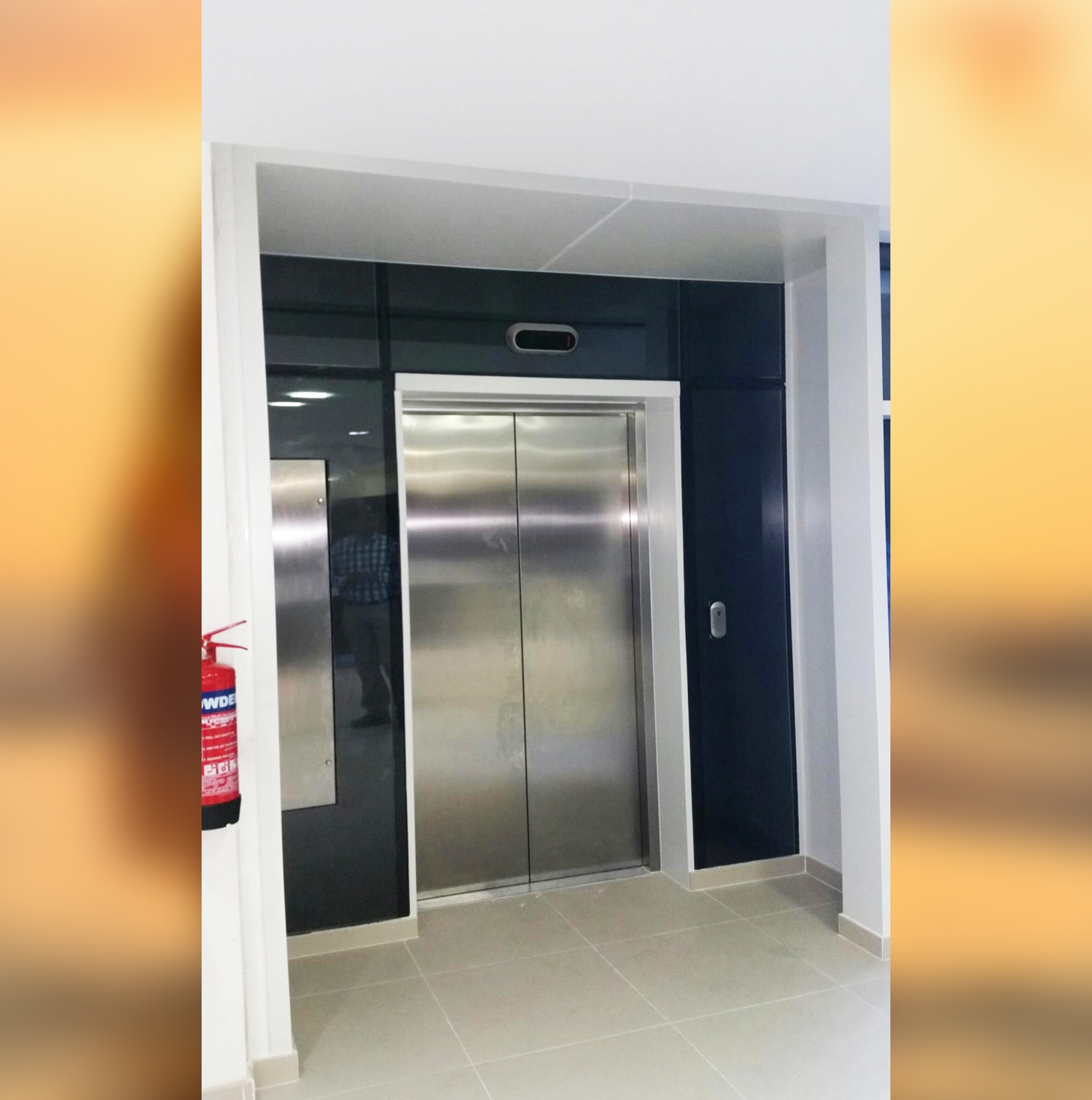 Lift Entrance Cladding – RRT Contracting LLC